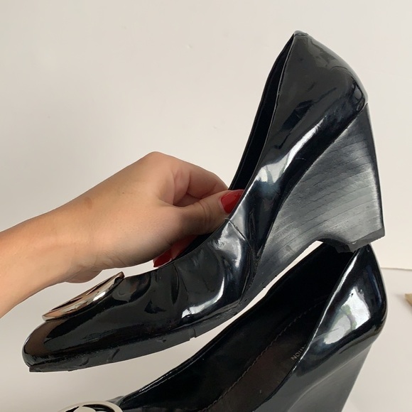 BCBG Generation Patent Wedges - Picture 4 of 14